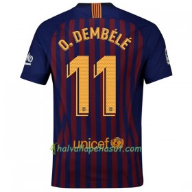 Jalkapallo Pelipaidat FC Barcelona O.Dembele 11 Kotipaita 2018-2019 Lyhythihainen